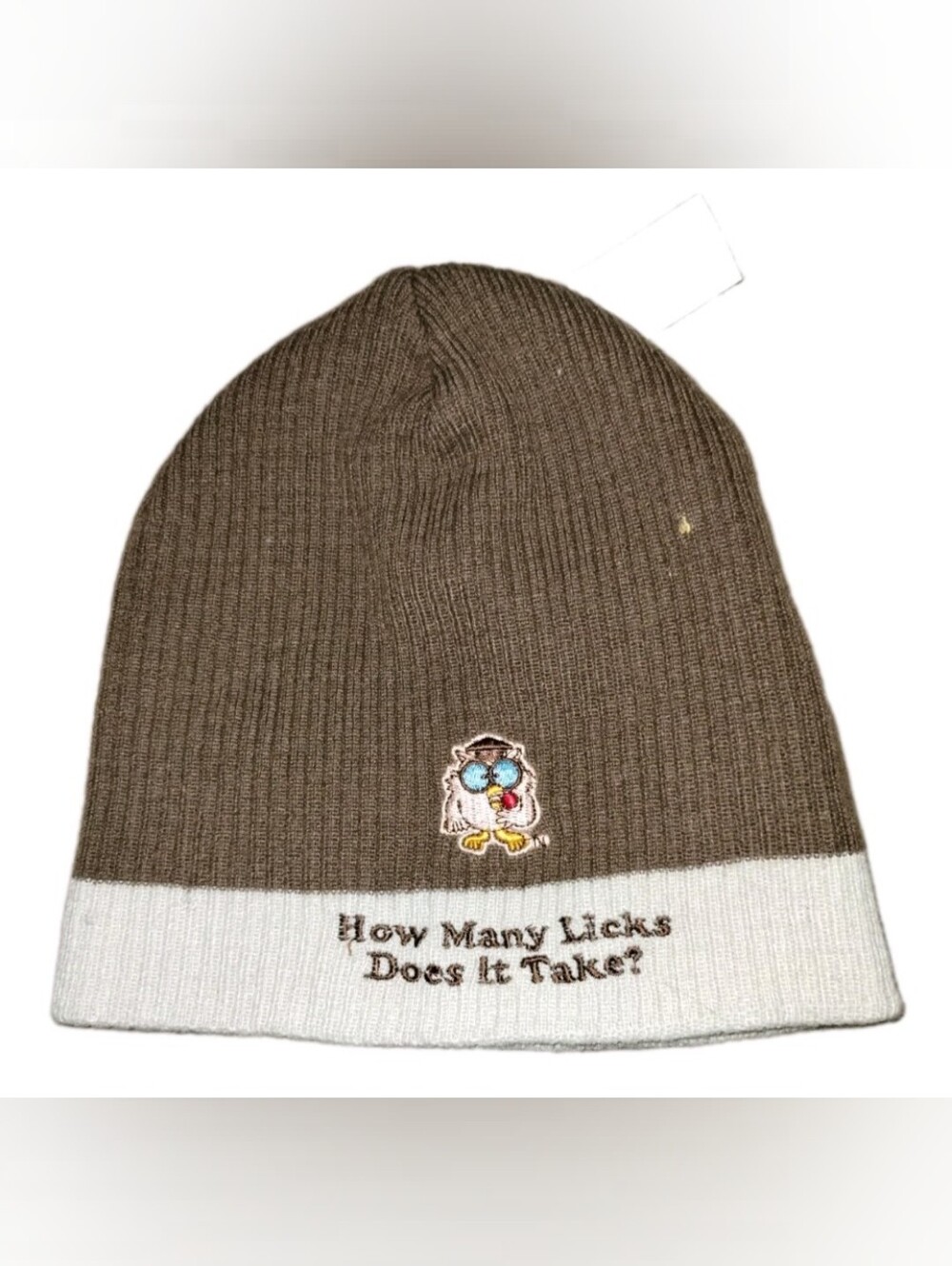 VTG H3 Sportgear Tootsie Roll Beanie Brown With White Trim ©2006